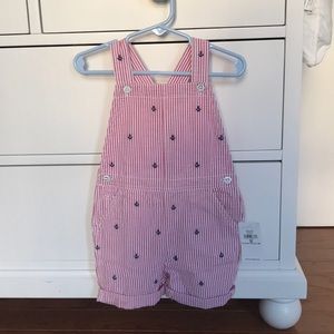 Ralph Lauren Anchor Overalls, New!